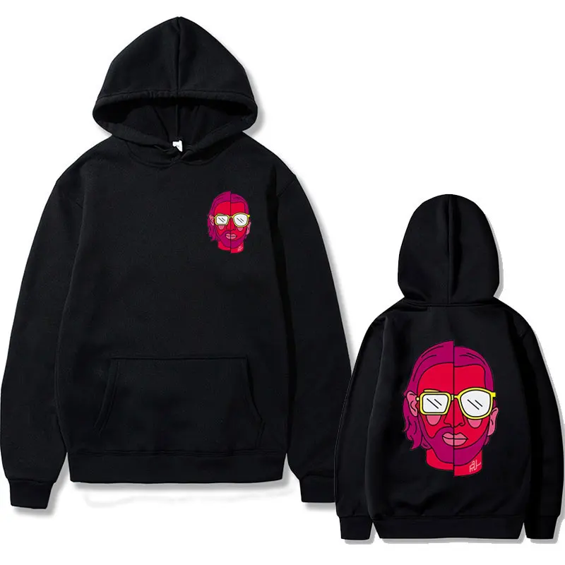 French Streetwear Brand - Le Monde Chico คู่กราฟิกพิมพ์ Hoodie อัลบั้ม