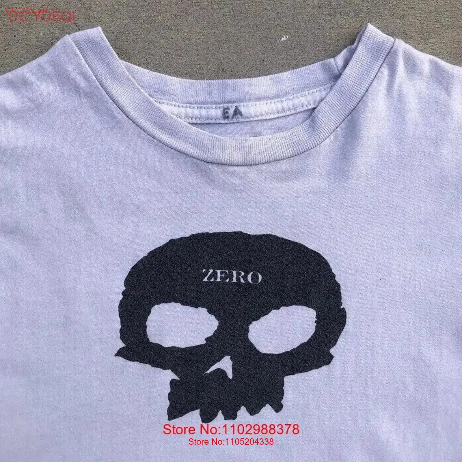 Streetwear Brand Usa - เสื้อยืดสีเทา แบรนด์ Classic Zero Skull ผลิตในสหรัฐอเมริกา