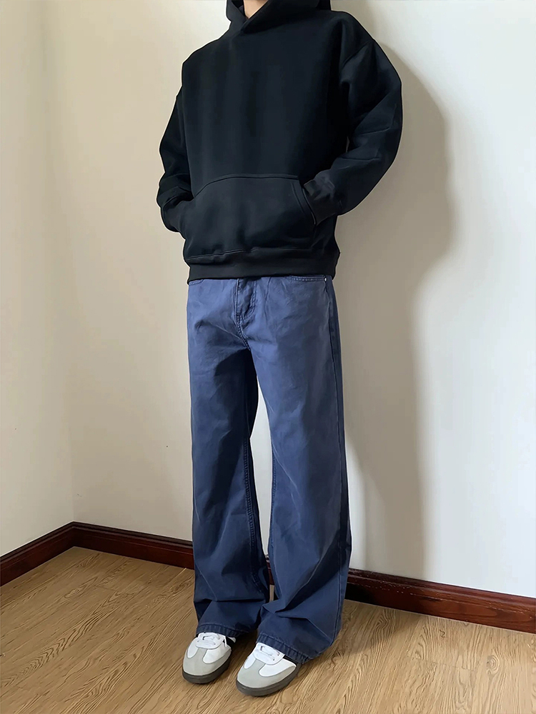 กางเกงยีนส์ทรงตรงสำหรับผู้ชาย  - French Streetwear Brand บทวิจารณ์และราคา
