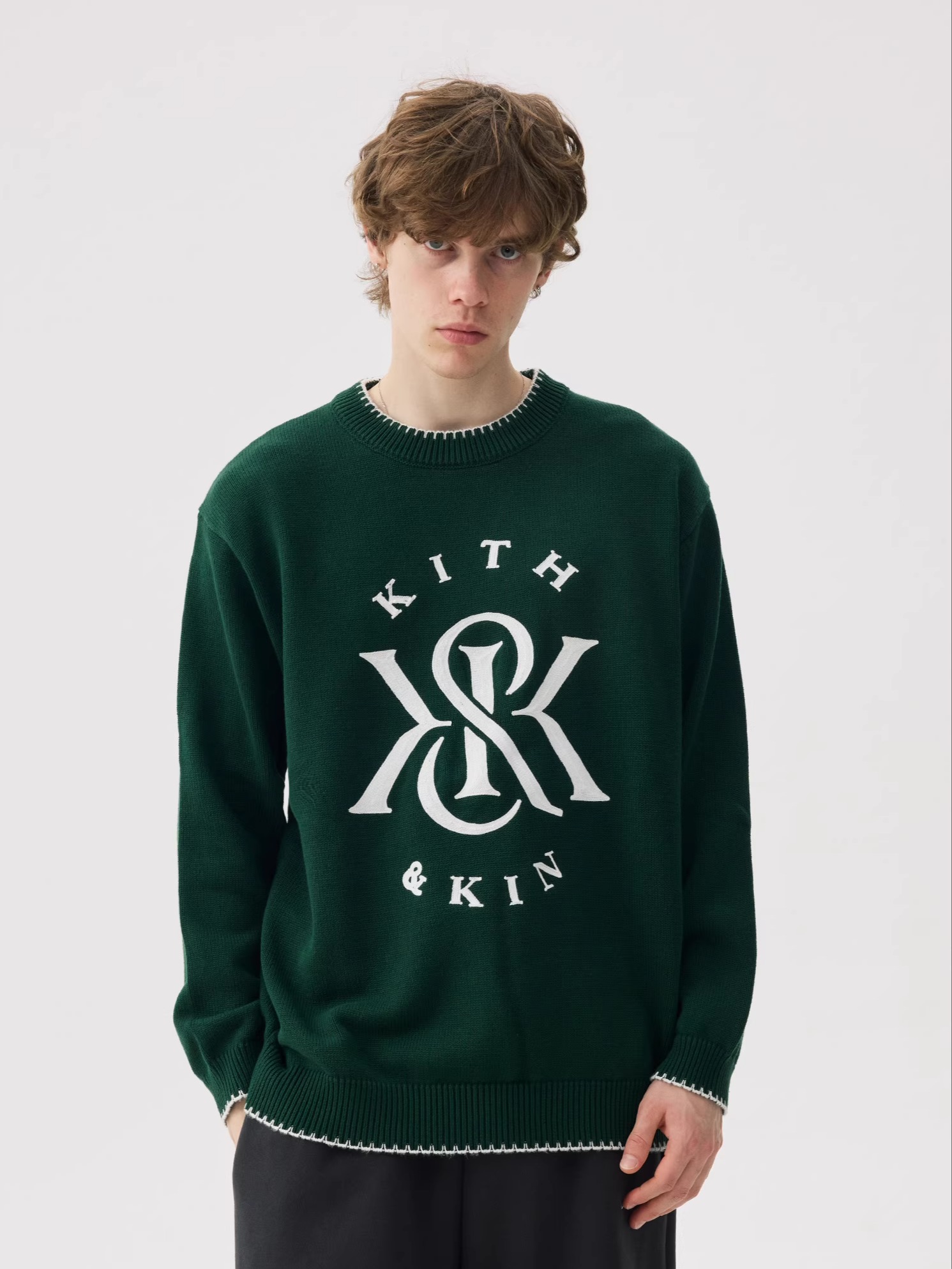 เสื้อสเวตเตอร์ไหมพรมทรงหลวมสไต - Kith Sweater Knit บทวิจารณ์และราคา