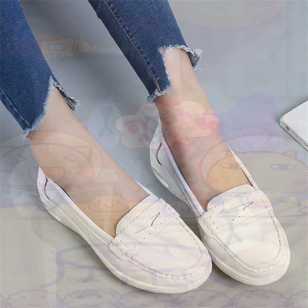 Soft SLIP-ON สตรีขนาดใหญ่รองเท - Streetwear Brand Global บทวิจารณ์และราคา