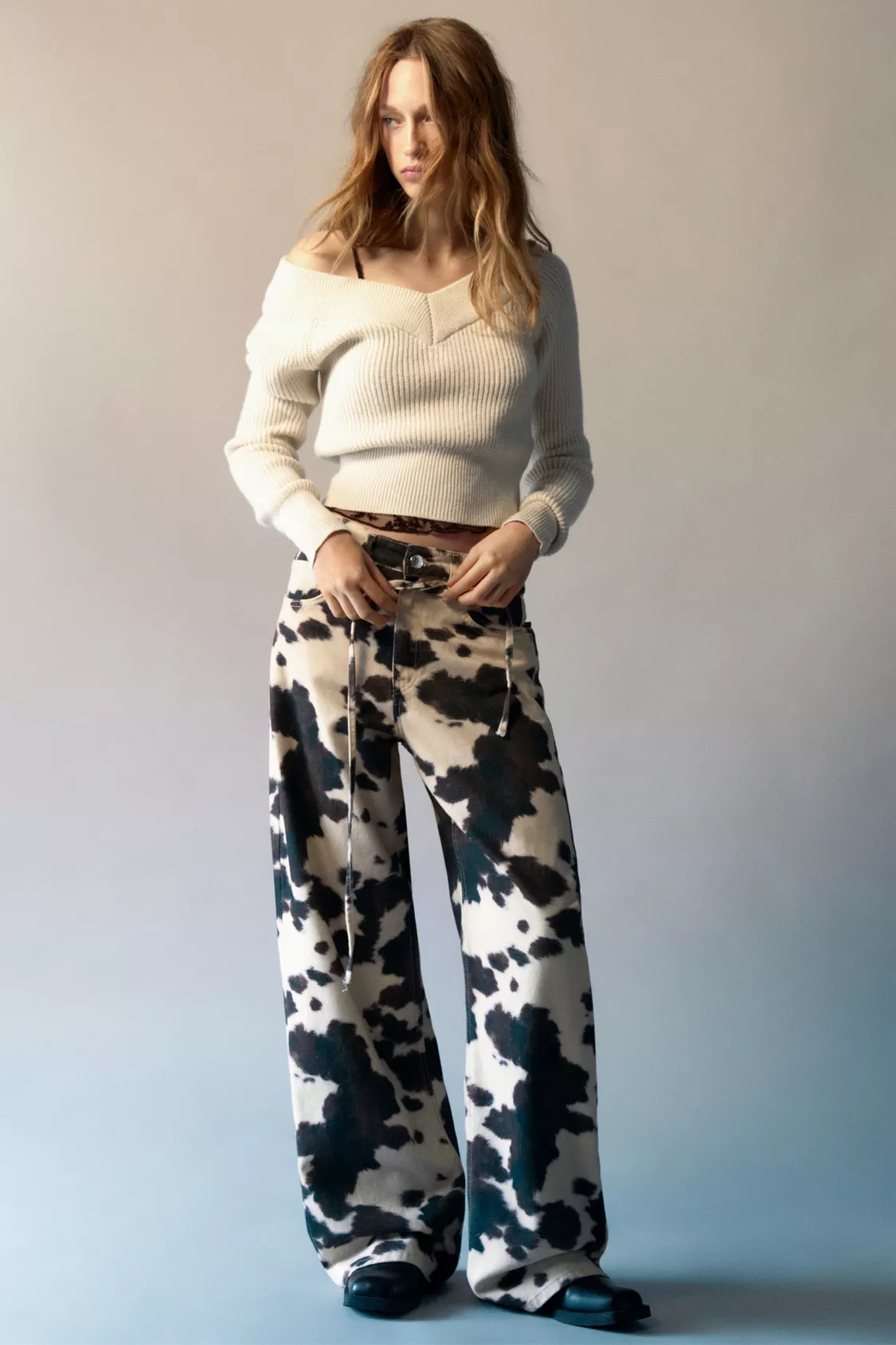 กางเกงยีนส์ขากว้างสไตล์สตรีทแว - Streetwear Girl Brand บทวิจารณ์และราคา