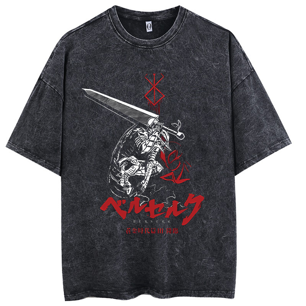 เสื้อยืดลายกราฟิก Berserk Deat - Streetwear Brand Logos บทวิจารณ์และราคา